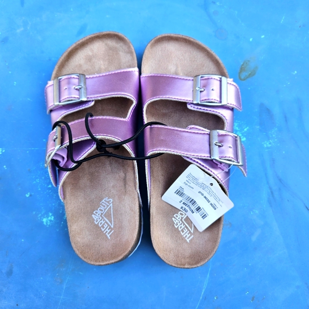 ThereAbouts Sandals Girls Size 2M